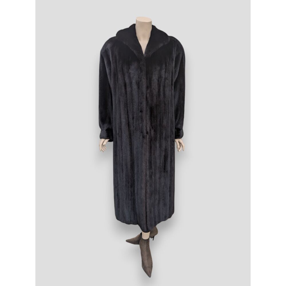 Dark Mink Coat -Medium